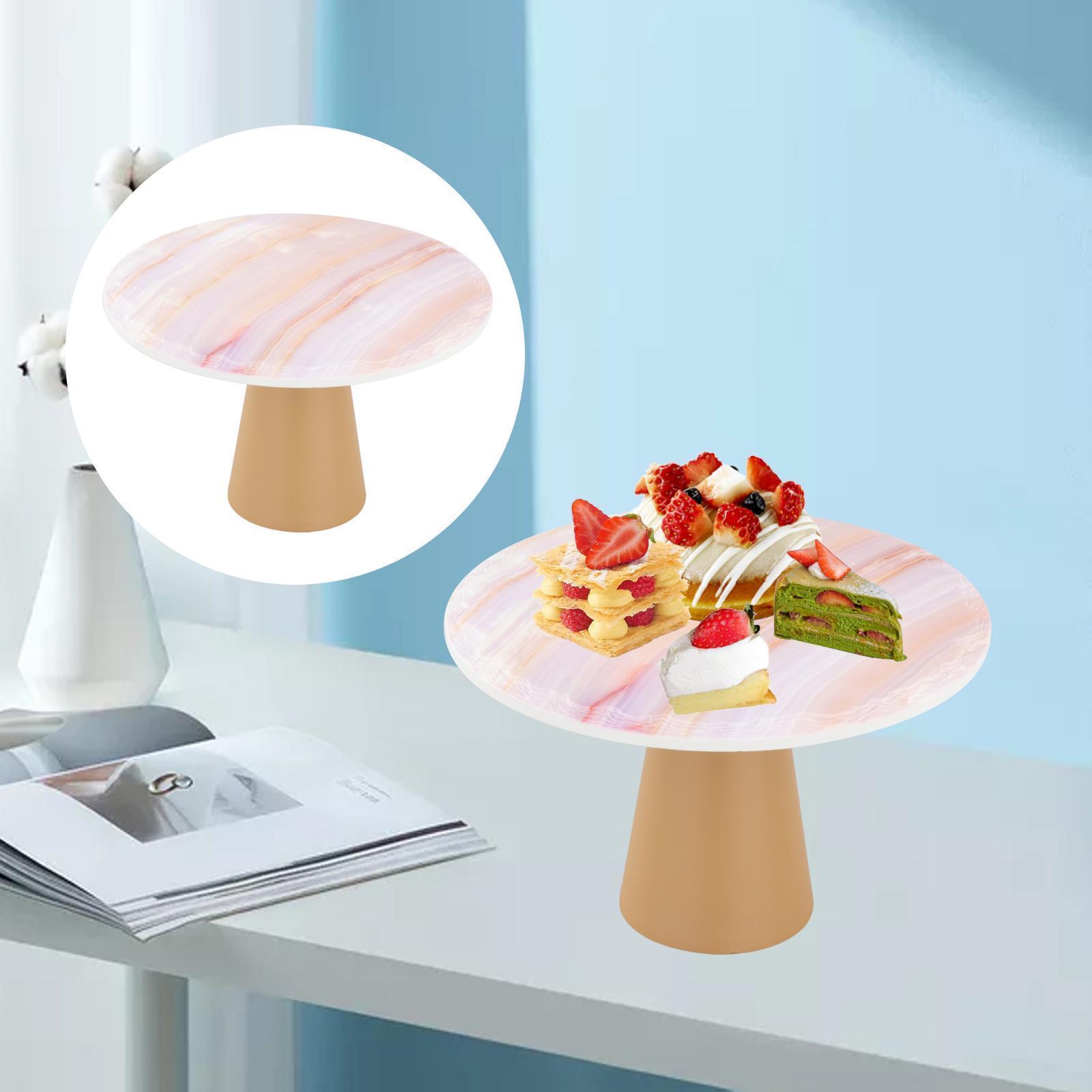 Cake Plate Round Decoration Kitchenware for Birthday Party Wedding
