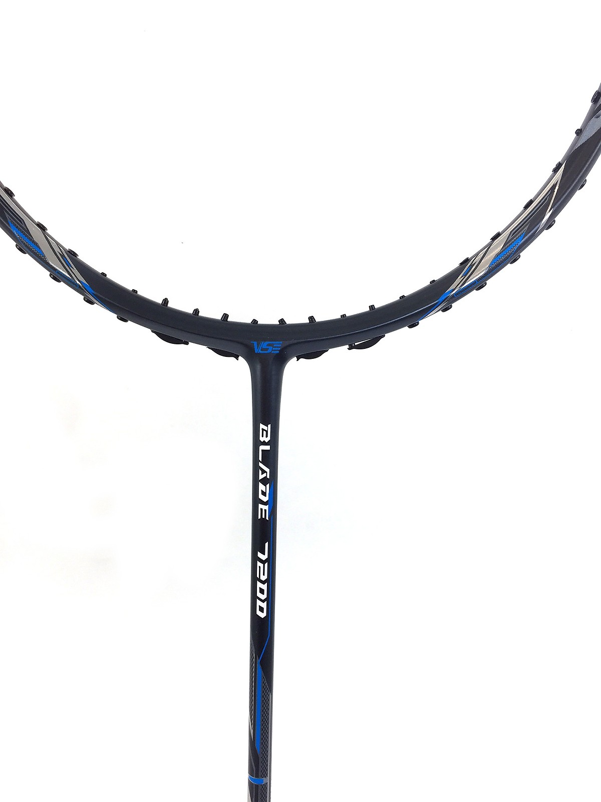 Vợt Cầu Lông VS 7200 BLADE - Tặng kèm cước + quấn cán vợt -đen pha xanh