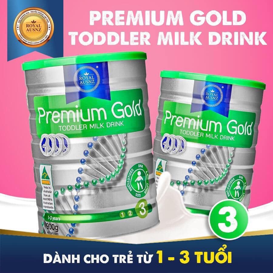 Sữa Hoàng Gia Úc   cho trẻ từ 1 - 3 tuổi Royal AUSNZ Premium Gold 3 