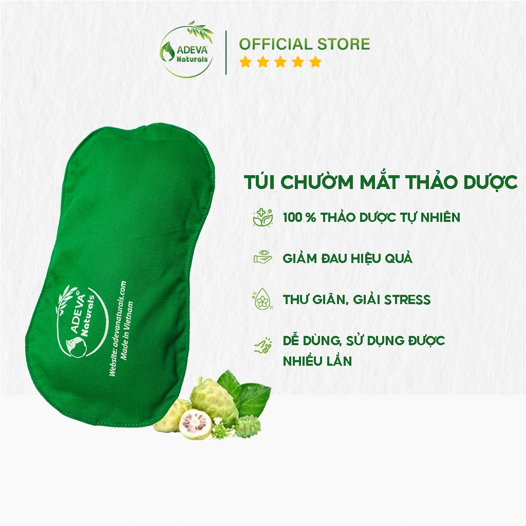 Túi Chườm Mắt Thảo Mộc ADEVA Thư Giãn Tinh Thần, Giảm Mệt Mỏi Căng Thẳng Đem Lại Giấc Ngủ Ngon