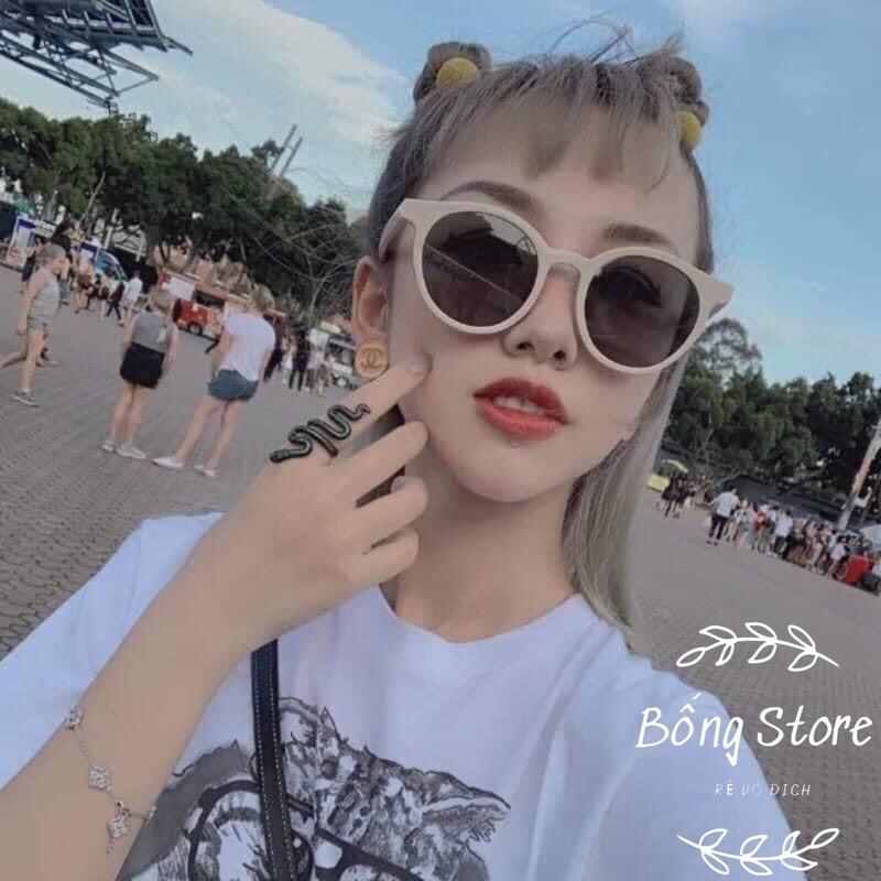 Áo Phông Tay Lỡ Dáng Rộng Unisex --Thêu 2 tim trên ngực