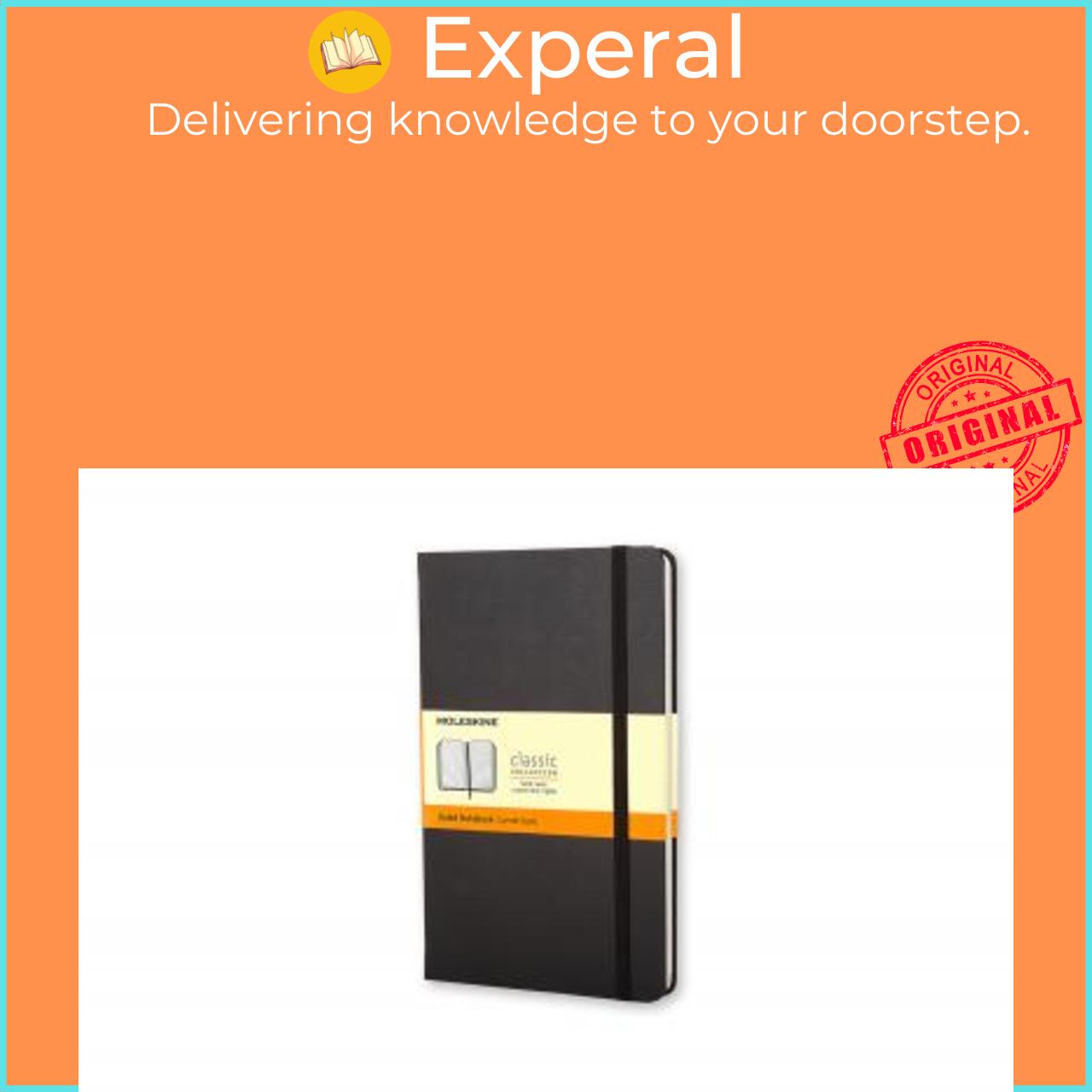 Sách - Moleskine Large Ruled Hardcover Notebook Black by Moleskine