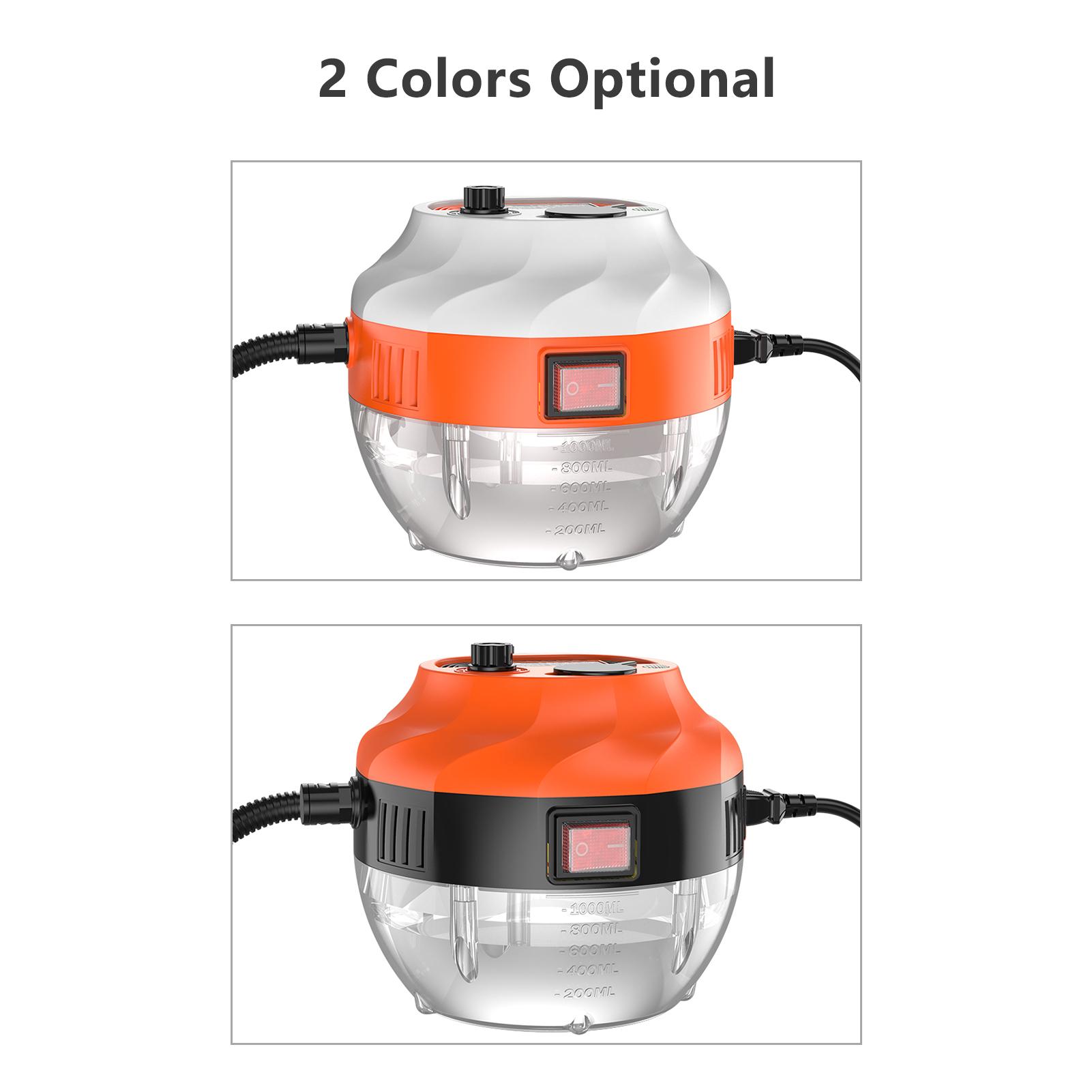 2500W Portable Handheld Steam Cleaner High Temperature Pressurized Steam Cleaning Machine with Brush Heads