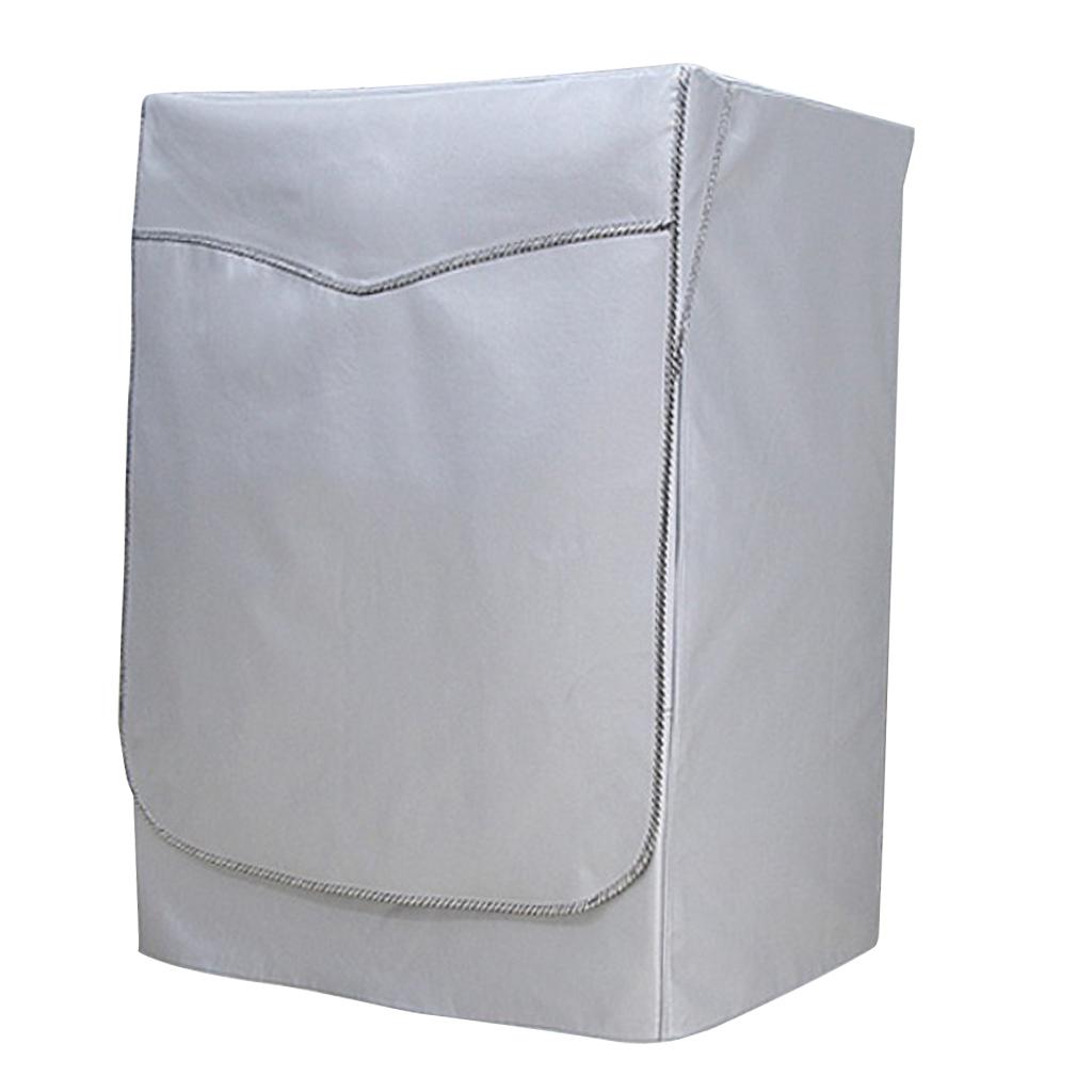 Anti-Dust Waterproof Zipper Top Or Strap On Drum Washing Machine Dryer Cover Protector Water Resistant 60 x 85cm