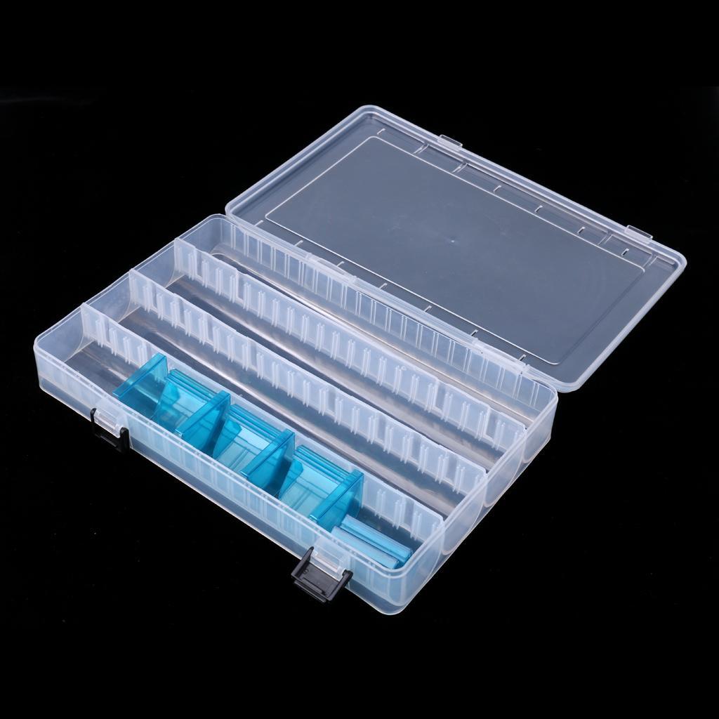 Plastic Fishing Tackle Box Storage Box Stowaway With Adjustable Dividers