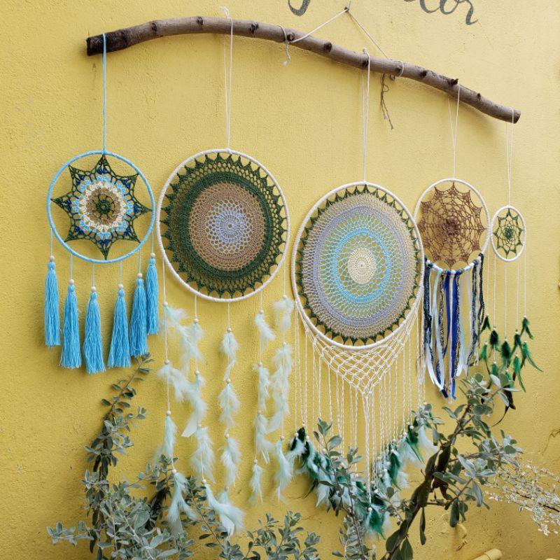 Set dreamcatcher 5 cái trang trí nội thất