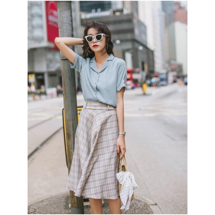 Áo Sơ Mi Nữ Ngắn Tay, Sơ Mi Công Sở Chất Vải Cao Cấp Dáng Suông, Form Chuẩn, Màu Cơ Bản Mặc Tôn Dáng.