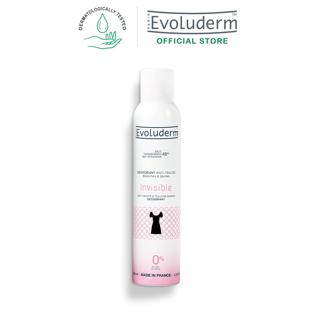 Xịt khử mùi cơ thể 48h Anti Traces Evoluderm 200ml