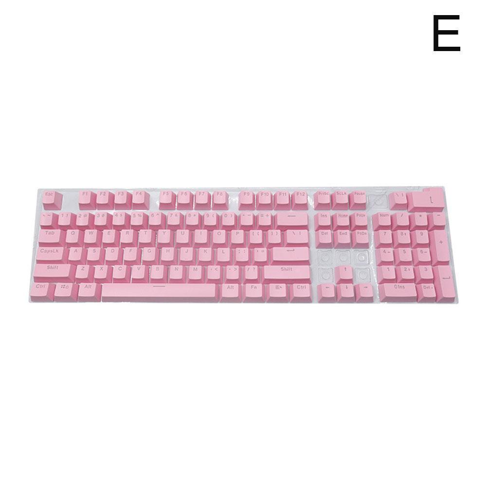 1 bộ abs mờ Keycap 87 Black White 104 Hai màu 980K Đóng 108 Bàn phím cơ học cơ học KeyCap KeyCap Key