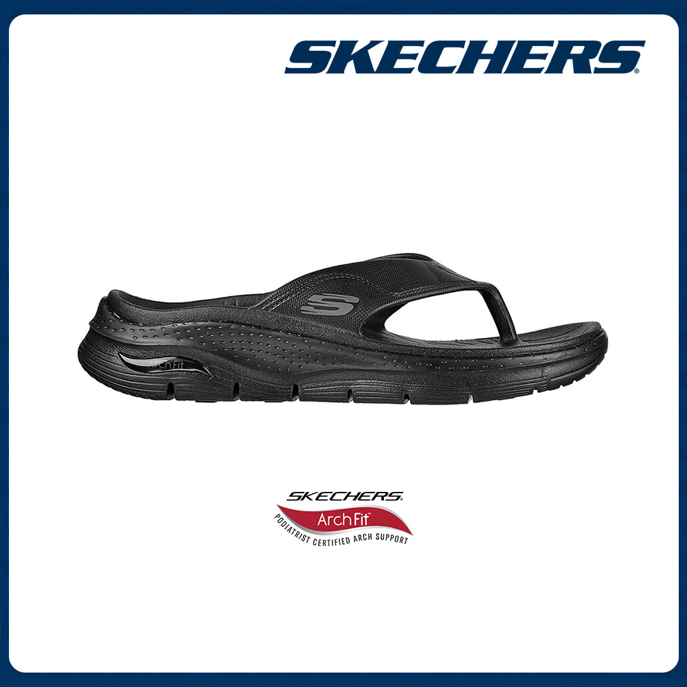 Skechers Nam Dép Xỏ Ngón Foamies Arch Fit - 243158-BBK