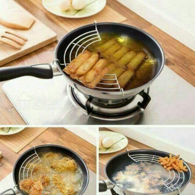 Gác chảo inox dày