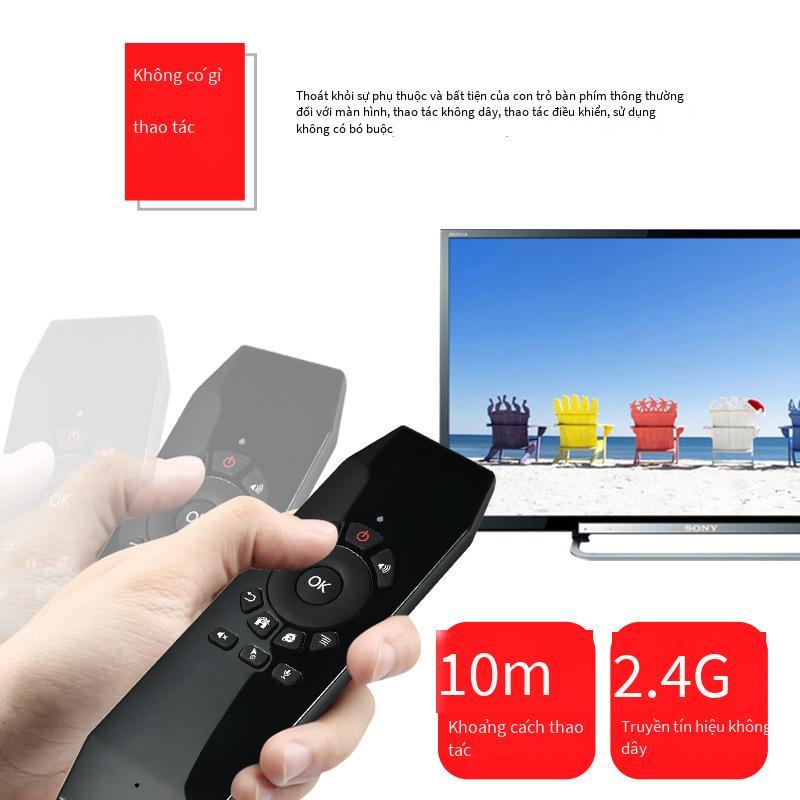 Khuyến mại T5 bàn phím chuột bay không dây chuột bay 2.4G mỏng bàn phím mini không dây Android điều khiển từ xa không dây