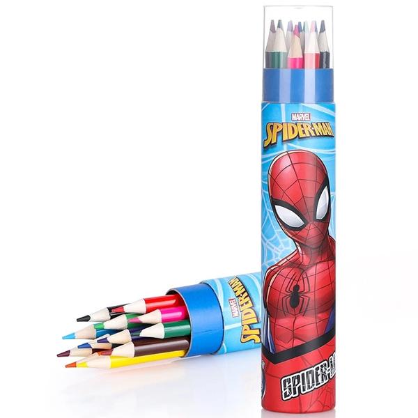 Hộp 12 Bút Chì Màu Spider-Man - Ume D01190A