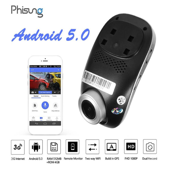 Camera hành trình C1 dùng cho xe hơi, ô tô sử dụng màn hình DVD Android