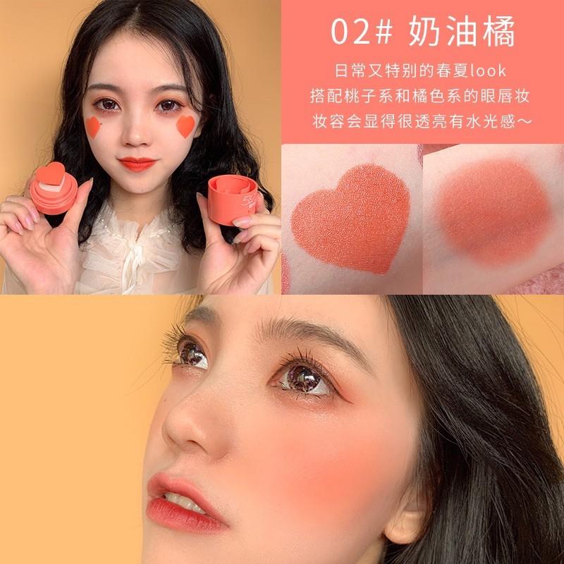 Má hồng Xixi 520 dạng kem xinh xắn Ulzzang