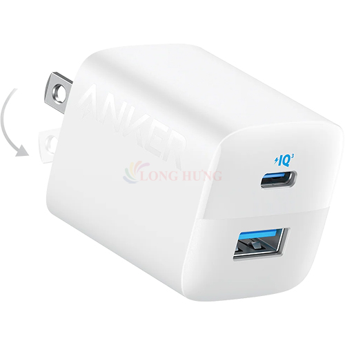 Hình ảnh Cốc sạc Anker 323 1USB 1Type-C 33W PIQ 3.0/PD A2331 - Hàng chính hãng