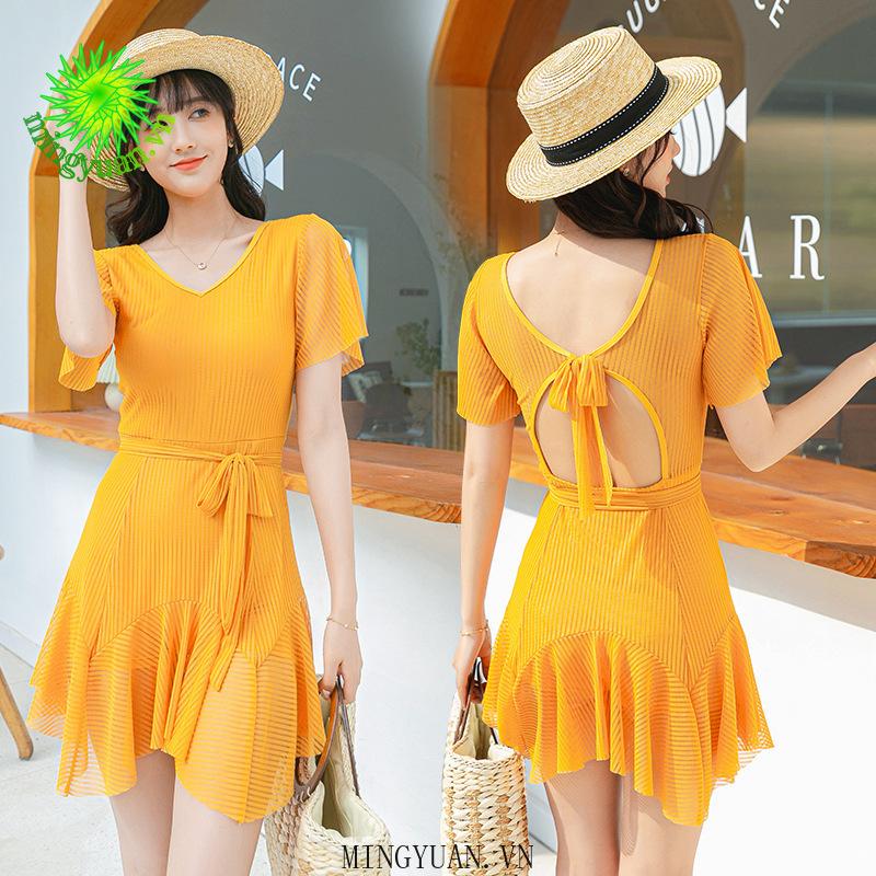 Bộ Đồ Bơi Liền Thân Hai Dây Gợi Cảm Dành Cho Nữ