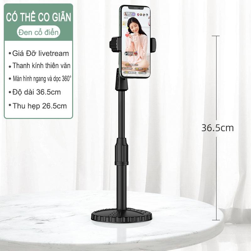 Giá Đỡ Điện Thoại livestream xem video Ổn Định Xoay 360 Độ dùng để Quay Phim Ghi Hình Đa Dụng - Kẹp Điện Thoại