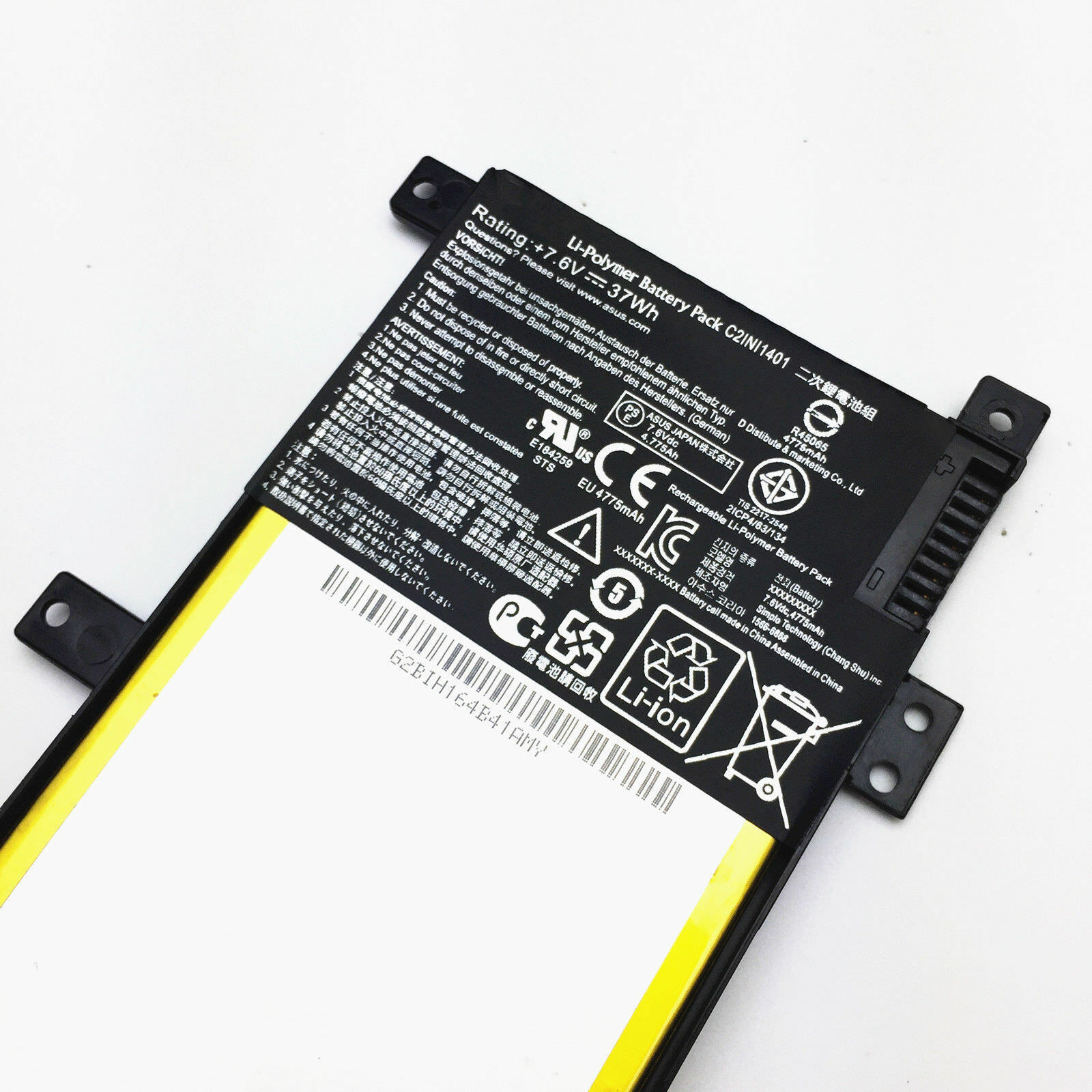 Pin dành cho Laptop ASUS X455L F455LD X455LA X455LD X455LF X455LJ W409L 37wh C21N1401