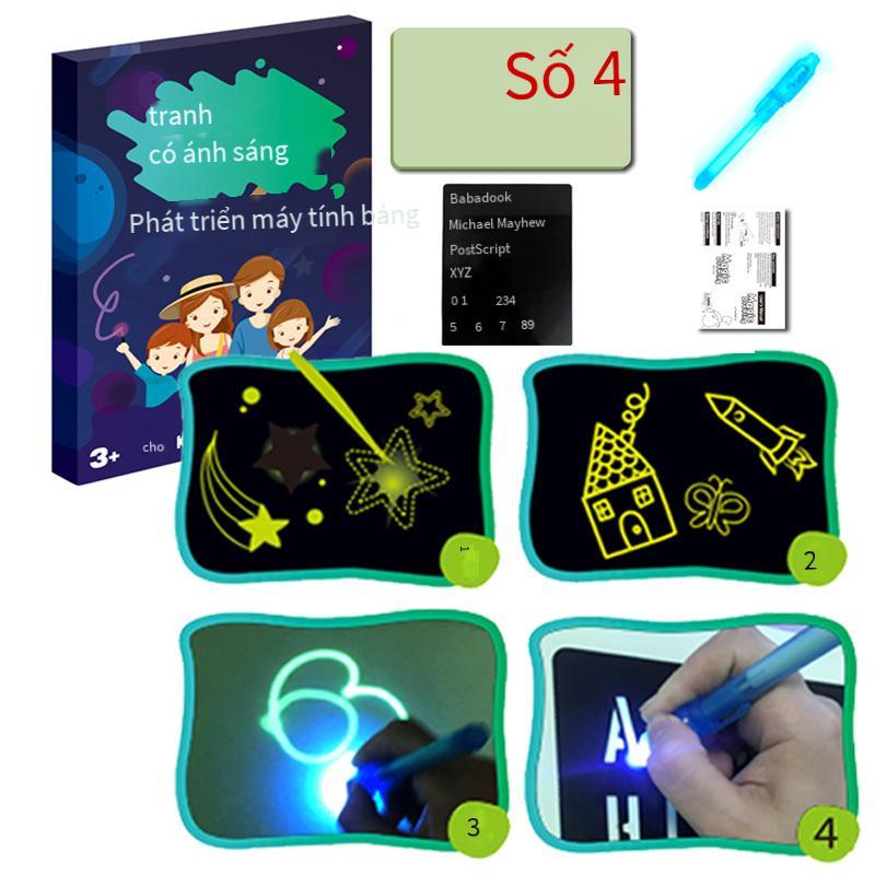 Ưu Đãi Đặc Biệt Vẽ Bằng Ánh Sáng Vui Vẻ Giáo Dục Sớm Cho Trẻ Em Bảng Chữ Viết Dạ Quang Bảng Viết Tự Làm Graffiti Bảng Vẽ Huỳnh Quang