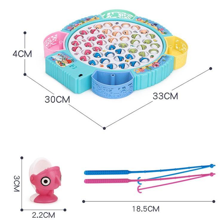 Bộ trò chơi câu cá chạy pin cỡ to - 45 con cá