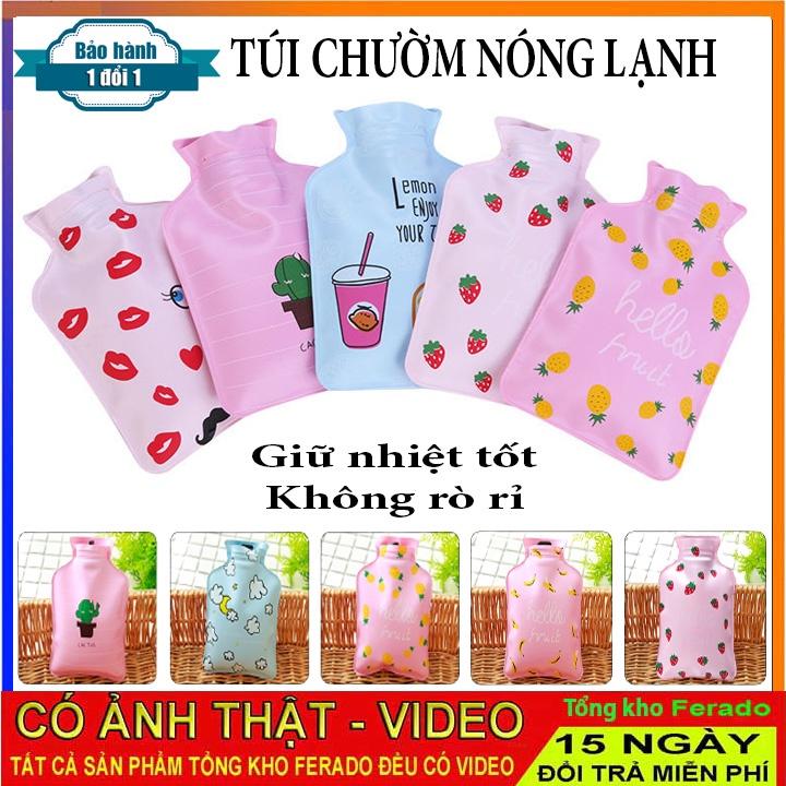 Túi chườm nóng lạnh đa năng giữ nhiệt, chườm bụng kinh, chườm đá loại mini phù hợp mang du lịch - LOẠI 1