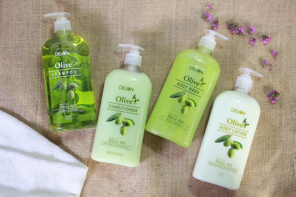 Sữa Tắm DELON dưỡng ẩm với chiết xuất tinh dầu Olive 725ml - Body Wash Olive DELON 725ml