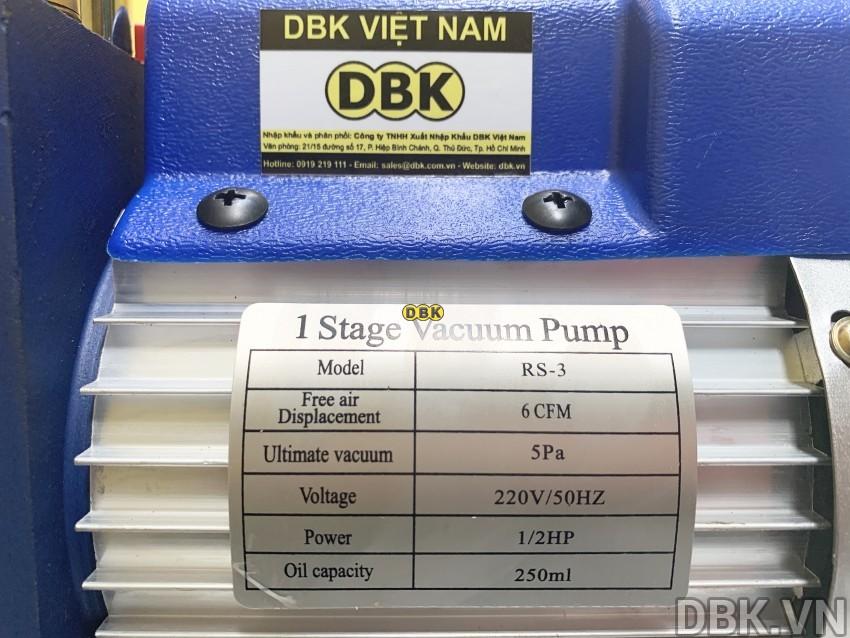 Bơm hút chân không 6CFM RS-3