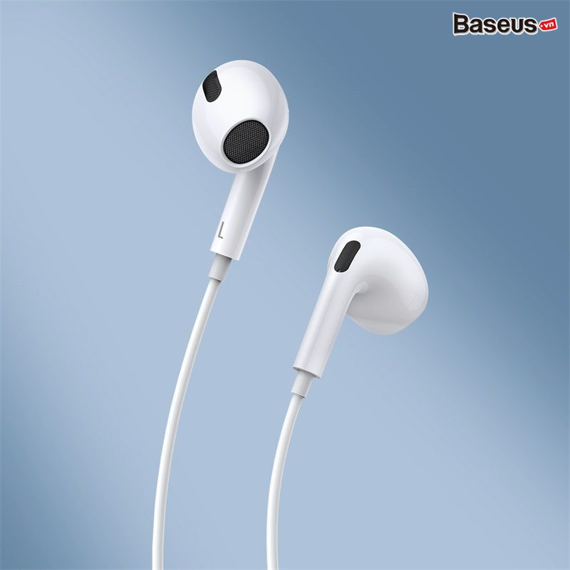 Tai Nghe Baseus Encok 3.5mm lateral in-ear Wired Earphone H17 - hàng chính hãng