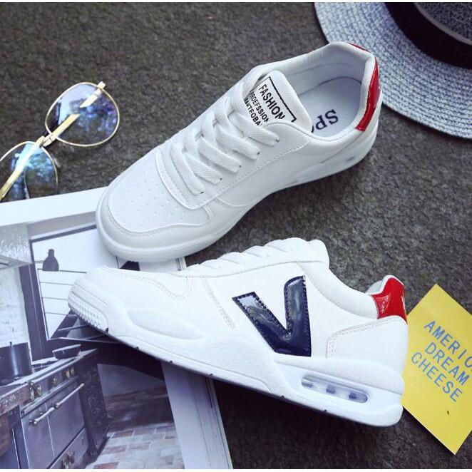 Giày sneaker thể thao phối dây cho nữ