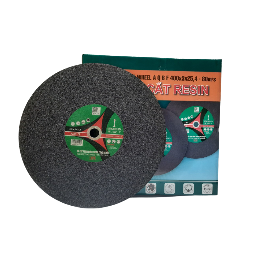 (25 Viên) Đá Cắt Sắt Resin Đen 400x3x25.4mm Cắt Sắc Bén, Bền Bỉ, Ít Hao Mòn Và Độ Chính Xác Hoàn Hảo | TOPWIN Official Store