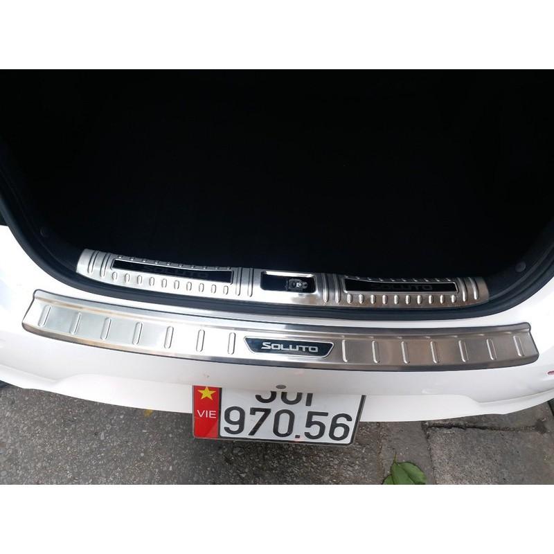 Chống trầy cốp trong ngoài dành cho xe KIA SOLUTO mẫu INOX