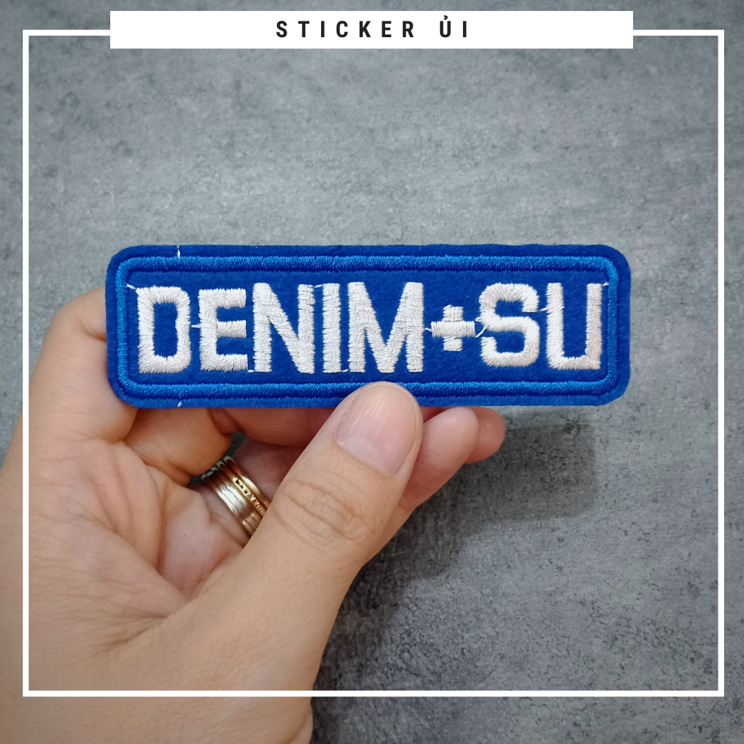 Phụ kiện trang trí áo thun tay lỡ unisex: Logo Sticker Patch Ủi Quần Áo, BALO, quần jogger chuẩn local brand streetstyle