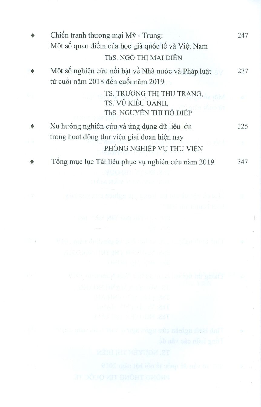 Niên Giám Thông Tin Khoa Học Xã Hội - Tập 15