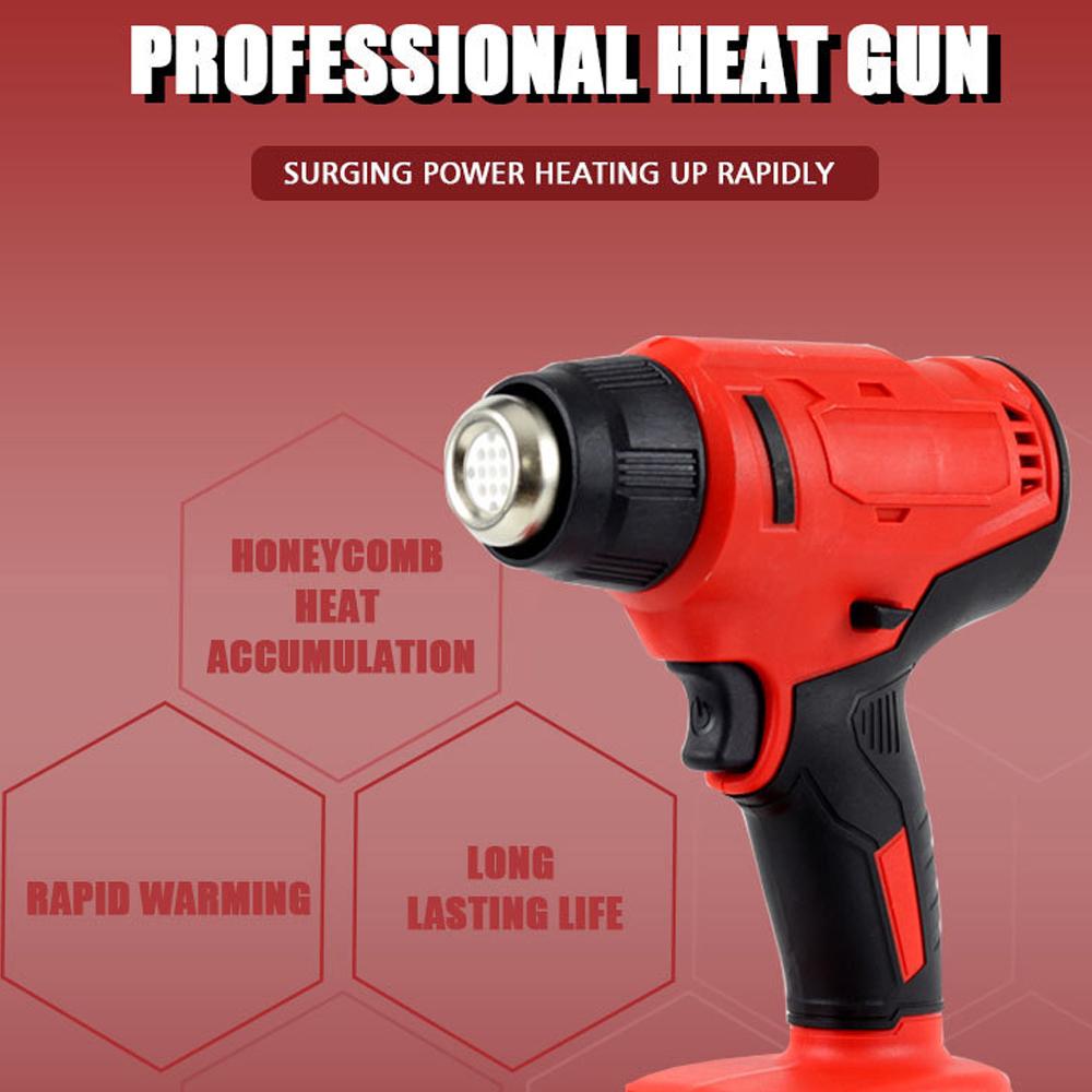 Cordless Handheld Hot Air Machine Lithium Rechargeable Heating Equipment Temperatures Adjustable Power Tool
