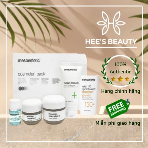 Bộ sản phẩm Mesoestetic Cosmelan Pack Gồm 5 món dành cho da bị thâm sạm, đốm nâu