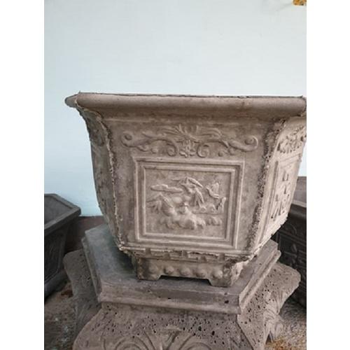 Khuôn đúc chậu lục giác 45 sen ghép phúc - lộc - thọ
