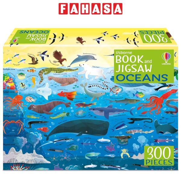 Sách ngoại văn: Usborne Book And Jigsaw Oceans