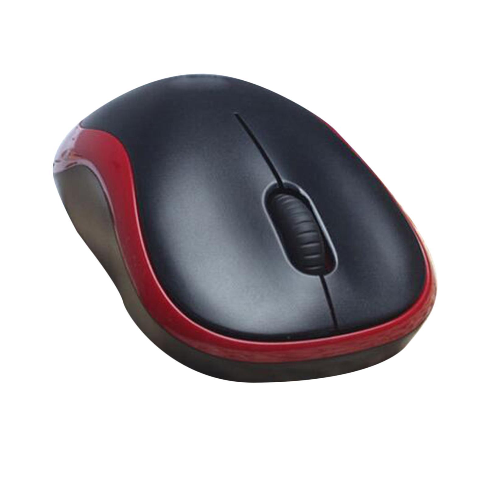 Slim Compact Wireless Mouse 1000dpi & USB Receiver for Laptops