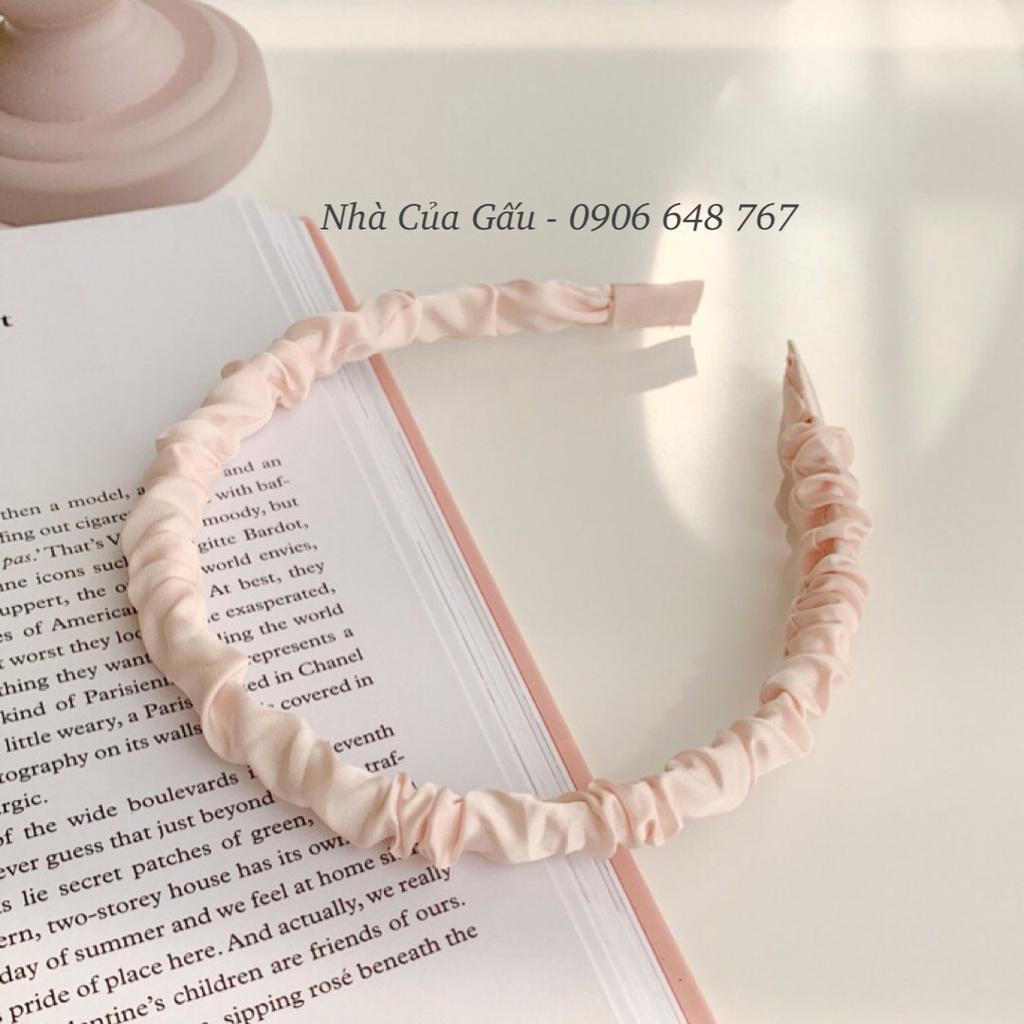 Cài tóc autumn viền nhún xinh xắn cho chị em nè