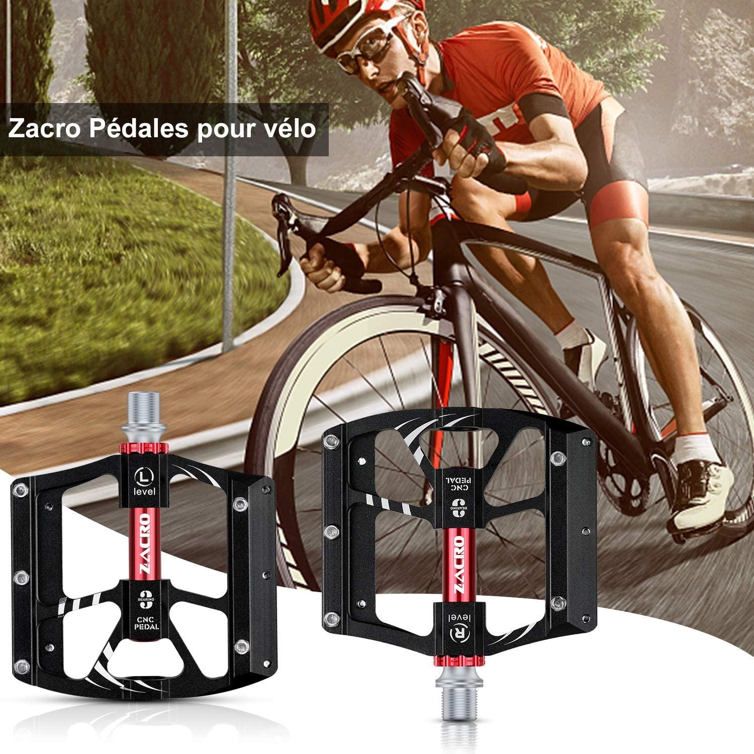 Bàn Đạp Xe Đạp Chống Trượt Bằng Nhôm Cho Xe Đạp Đường Trường, MTB