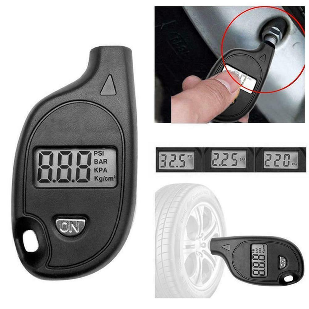 (MỚI) Thiết bị đo áp suất lốp xe hơi/ xe máy/ xe tải mini có màn hình LCD