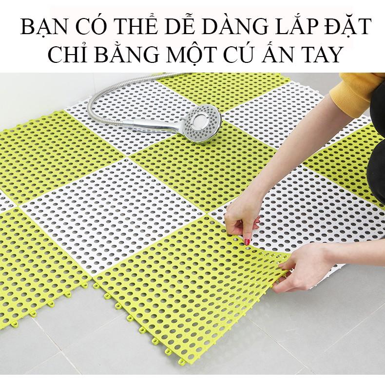 Thảm chống trơn nhà tắm, nhà vệ sinh, kích thước 30x30cm