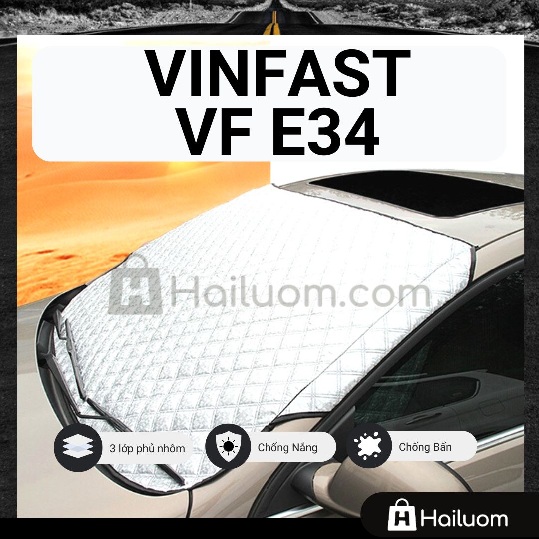 Tấm Che Nắng Kính Lái ô tô VINFAST VF E34 - Tấm Che Nắng ô tô Cao Cấp