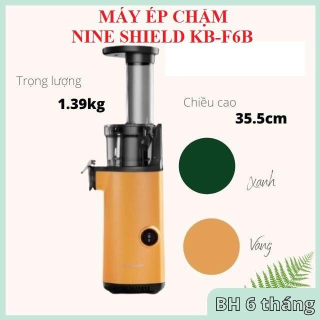 MÁY ÉP CHẬM HOA QUẢ NINE SHIELD KB-F6B MẠNH HƠN CÓ 2 TẦNG LƯỚI LỌC INOX 304