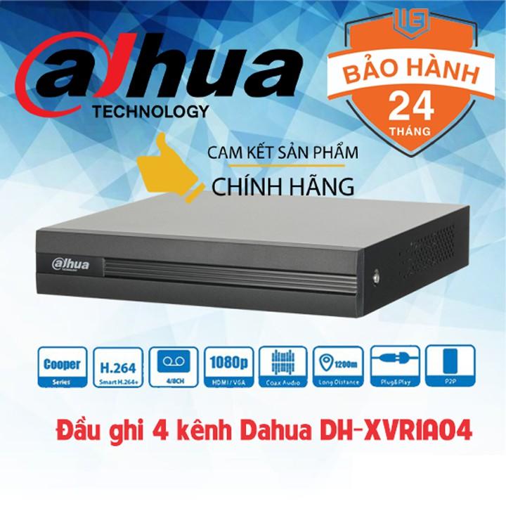 Đầu ghi hình camera 4 kênh HDCVI Dahua DH-XVR1A04  2MP hàng chính hãng DSS Việt Nam