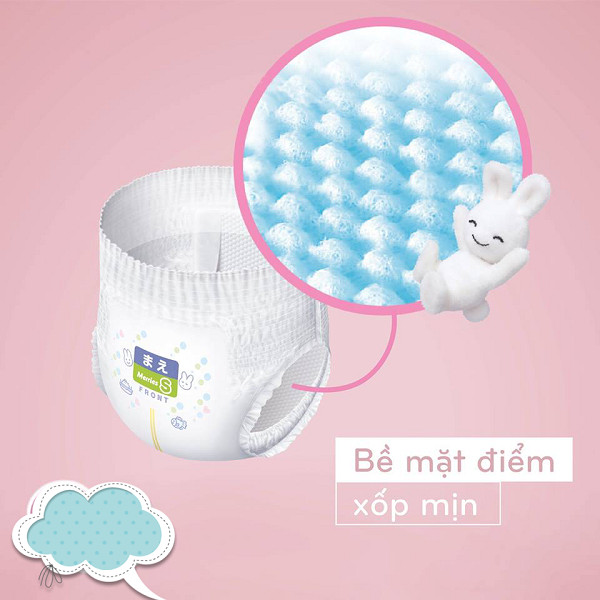 Tã/bỉm quần Merries L-44+6( dành cho trẻ từ 9-14Kg)