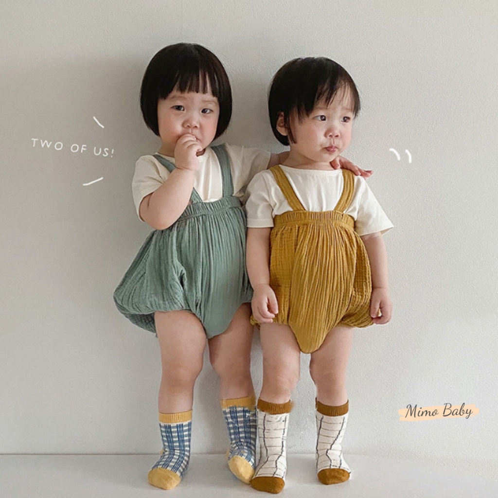 Quần yếm đeo dây, quần boom phong cách hàn quốc xinh xắn cho bé QA33 Mimo Baby