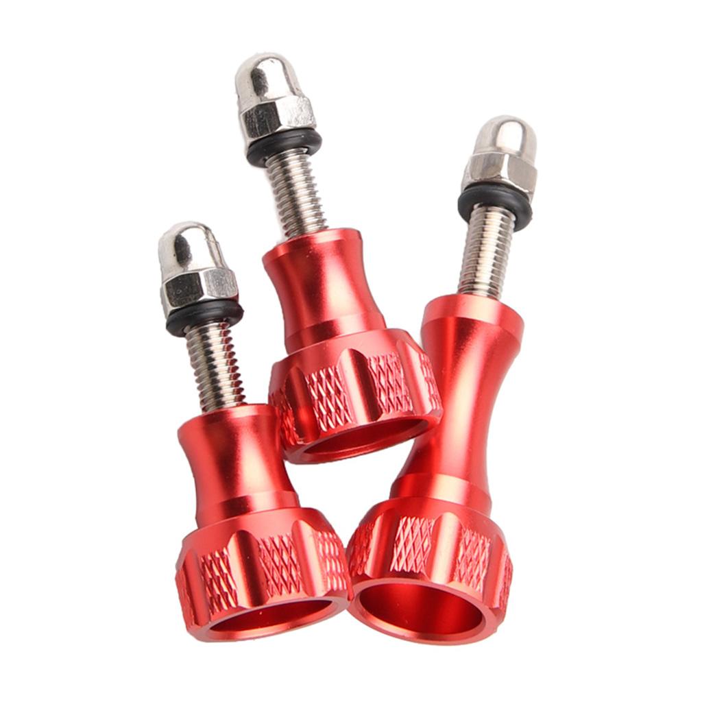 Knob Thumb Screw Bolt Nut with Caps for   HE  & HD  & HD HERO3 Red