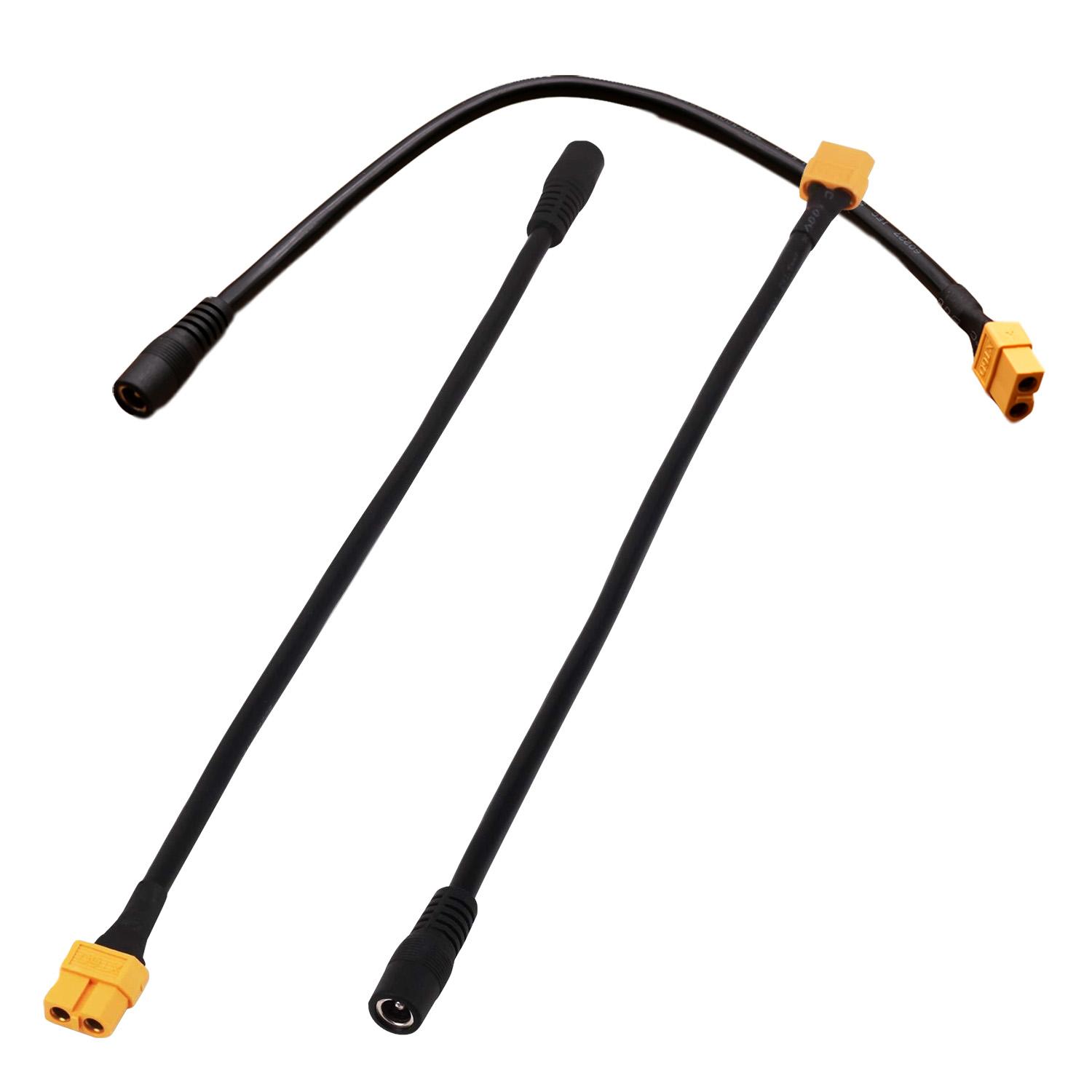 1PC XT60 XT-60 Giắc cắm nữ đến DC 5,5mm x 2,5mm Cáp bộ điều hợp công suất nữ cho FPV Monitor DRONE DOAD OLD